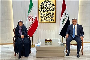 دیدار وزیر راه و شهرسازی با وزیر کشور عراق در بغداد