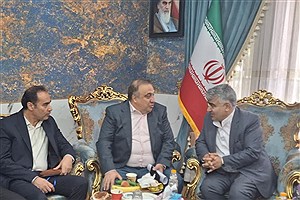 دیدار راهبردی مدیر عامل صبانور با رئیس انجمن سنگ‌آهن و فرماندار بیجار