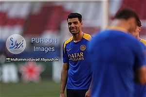 گزارش تصویری حضور مهدی طارمی در تمرین اینترمیلان قبل از فینال لیگ قهرمانان اروپا