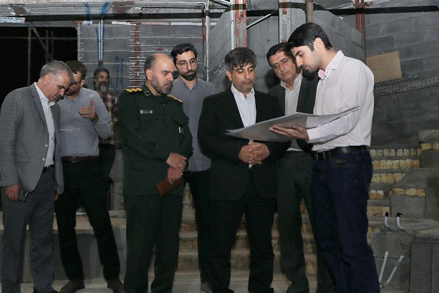 بازدید مدیرعامل گروه فولاد مبارکه از فرایند تکمیل پروژه ساخت فتوت خانه غدیر اصفهان