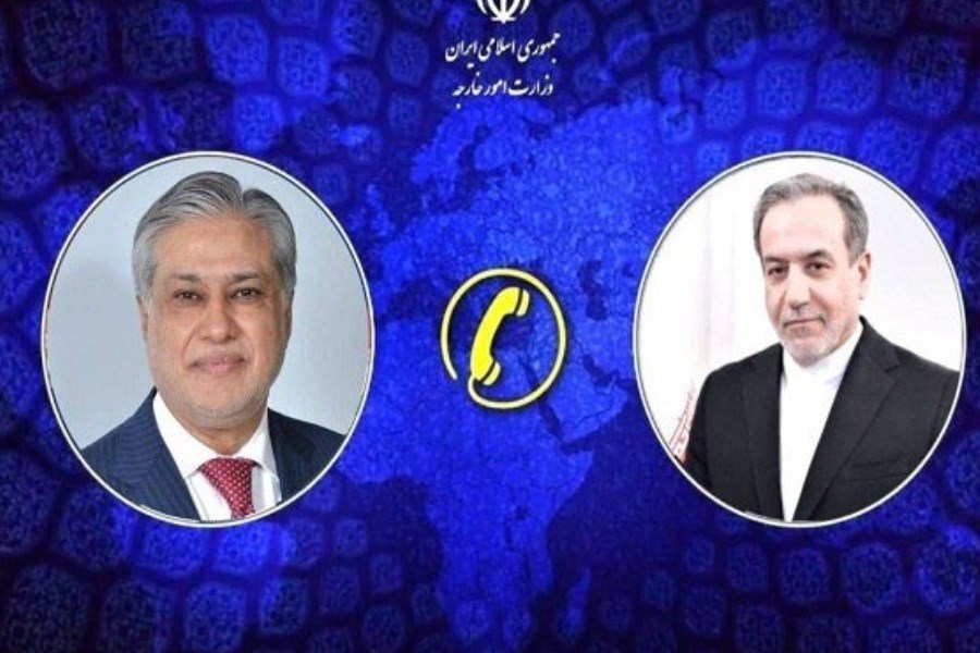بررسی تحولات منطقه‌ای و بین المللی درگفتگوی تلفنی وزرای ایران وپاکستان