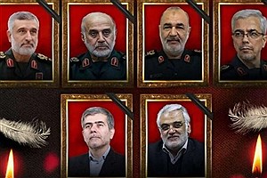 تشییع پیکر سرداران شهید سپاه در تهران؛ ملت ایران در سوگ فرماندهان مقاومت