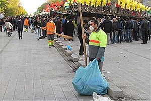 آماده‌باش پاکبانان اصفهان در محرم&#47; ۳۵۰ کارگر و ۶۰ ماشین‌آلات اضافه