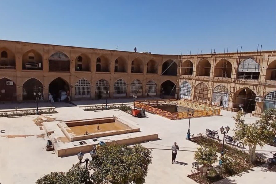 تصویر اتمام ‌مرمت سرای گمرک بازار وکیل شیراز
