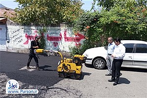 جولان غبار و گرد و خاک در خیابان‌های بندر کیاشهر پایان یافت&#47; خاک آسفالت شد