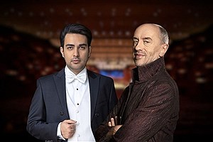 کنسرت خواننده اپرای ایرانی در کنار رهبر نامدار فرانسوی