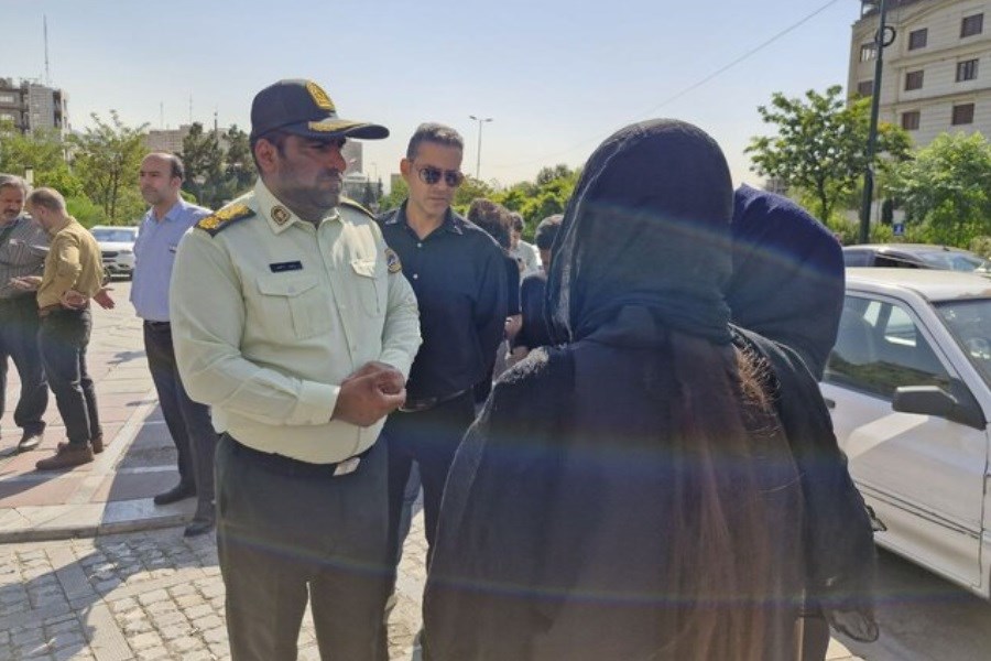 تصویر دستگیری عاملین سرقت خشن از دختر جوان در شهرک غرب