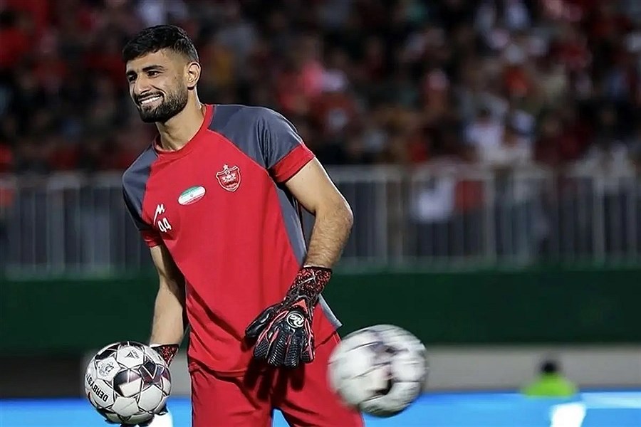 تصویر امیدوارم یک روز دروازه‌بان ثابت پرسپولیس شوم
