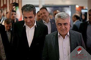 بازدید رئیس هیئت عامل ایمیدرو از غرفه صبانور در رویداد جامع معدن و صنایع معدنی&#47; تصاویر