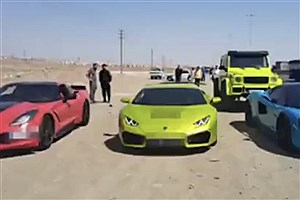 توقیف خودروهای لاکچری خبرساز جاده هراز&#47;فیلم