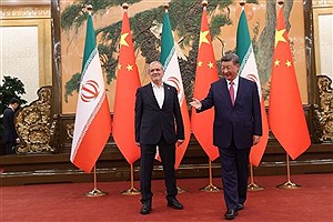لحظاتی از دیدار مسعود پزشکیان با رئیس‌جمهور چین&#47;فیلم