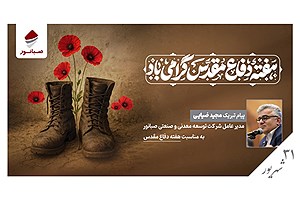 ضیایی: دفاع مقدس، یادآور فرهنگ ایثار و مسئولیت‌پذیری است