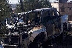 انفجار بسته‌بمب در شهرک عرطوز حومه دمشق