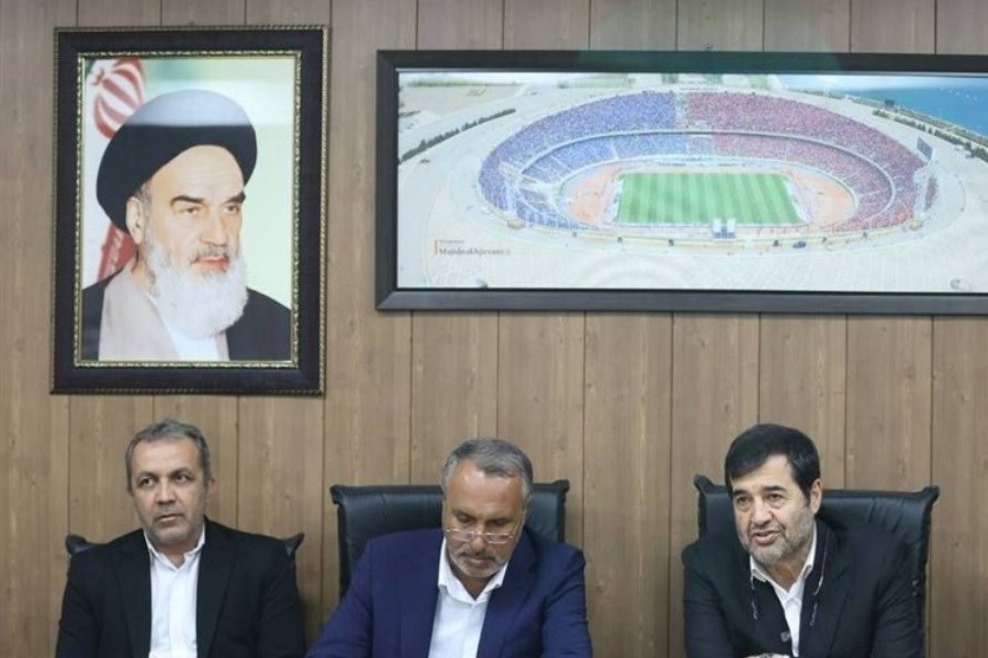 تصویر نشست وزیر ورزش با کمیسیون عمران درباره بازسازی ورزشگاه آزادی
