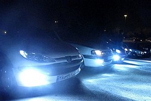 پلیس راهور: استفاده از چراغ‌های زنون و رنگی تخلف است
