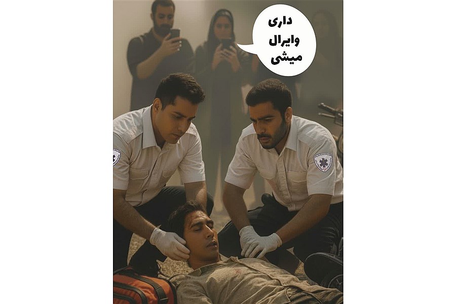 تصویر جان مصدوم مهم‌تر از لایک است! هشدار جنجالی اورژانس به فیلمبرداران