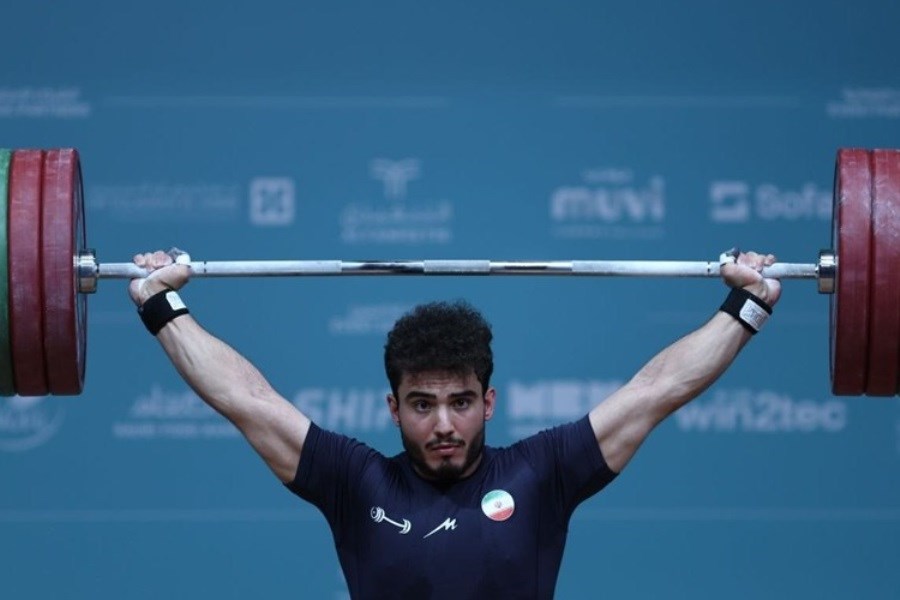 تصویر درخشش ملی‌پوش وزنه‌برداری ایران در ریاض