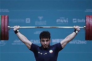 درخشش ملی‌پوش وزنه‌برداری ایران در ریاض