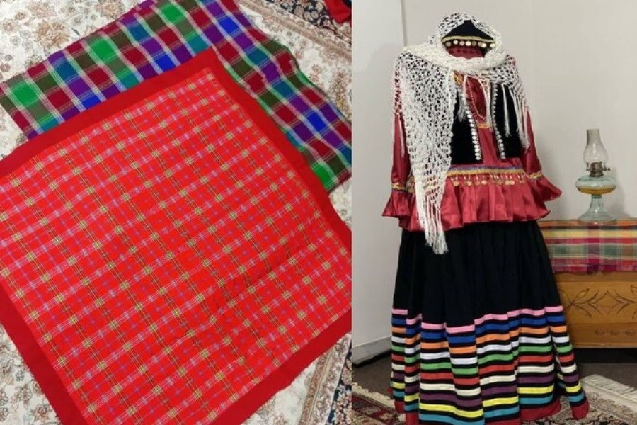 تصویر هنر دست زنان لنگرودی راهی فرانسه شد؛ چادر شب و لباس قاسم‌آبادی در مسیر صادرات