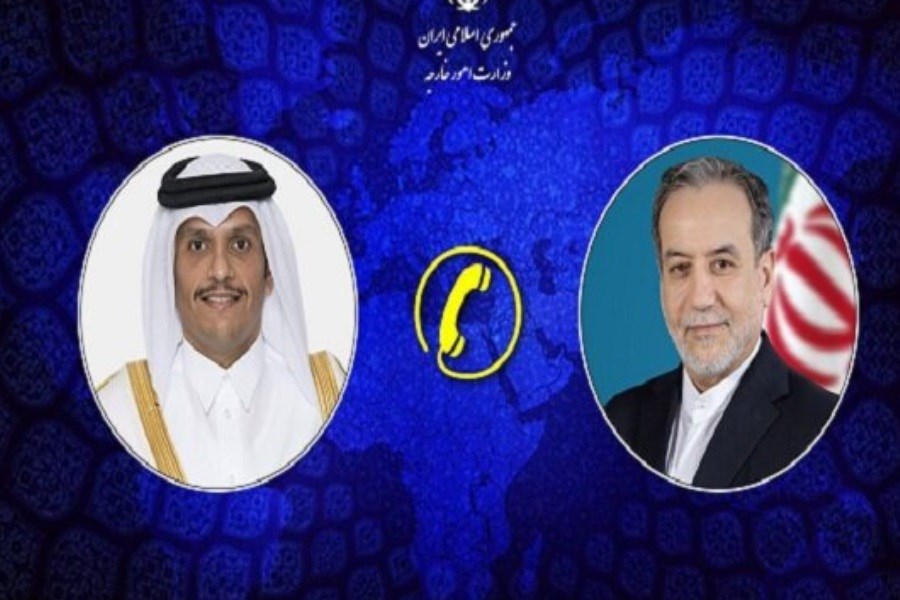 گفتگوی تلفنی وزرای خارجه ایران و قطر پیرامون تحولات اخیر