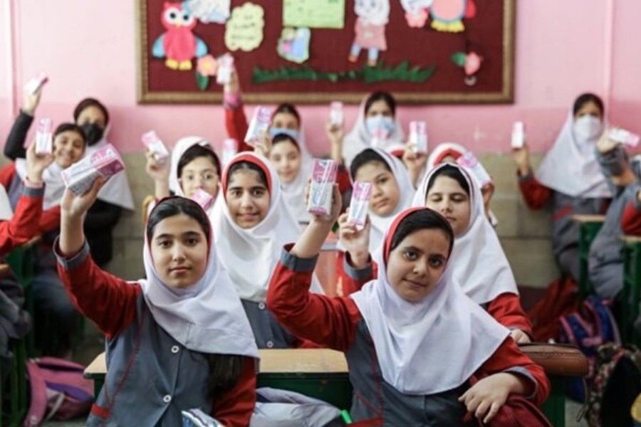 تصویر توزیع شیر مدارس باز هم نیمه‌کاره ماند