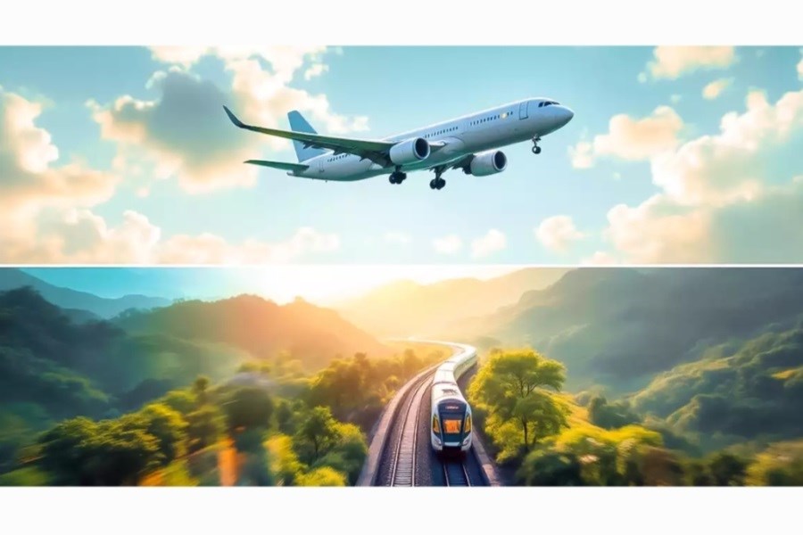 تصویر بلیط هواپیما بگیر اگر مقصد مهمه، بلیط قطار بگیر اگر مسیر!