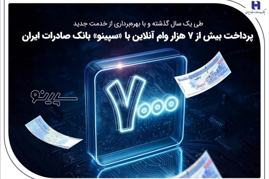 پرداخت ۷ هزار وام آنلاین در یک سال؛ جهش سپینو در بانکداری دیجیتال صادرات ایران