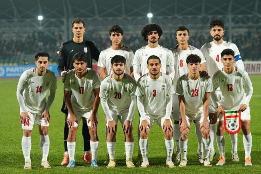 تصویر پیروزی تیم فوتبال امید ایران مقابل بحرین