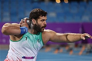 محمدرضا طیبی در پرتاب وزنه مدال نقره گرفت