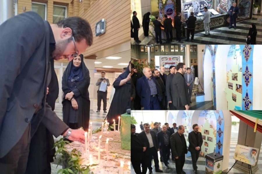 تصویر بازدید مدیرعامل بانک کشاورزی از موکب فاطمی و نمایشگاه هفته بسیج