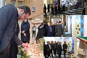 بازدید مدیرعامل بانک کشاورزی از موکب فاطمی و نمایشگاه هفته بسیج