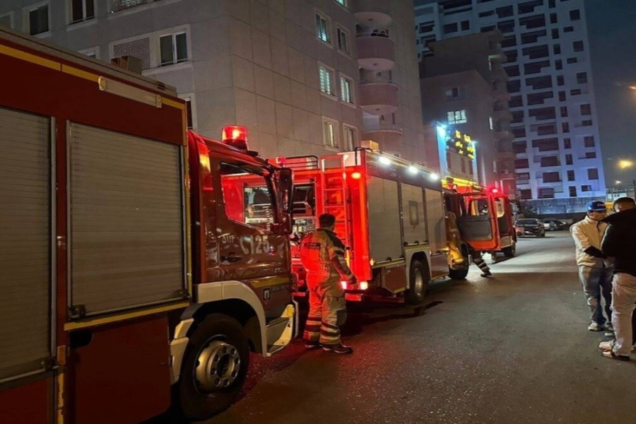 تصویر حریق در شهرک راه‌آهن مهار شد&#47; جزئیات