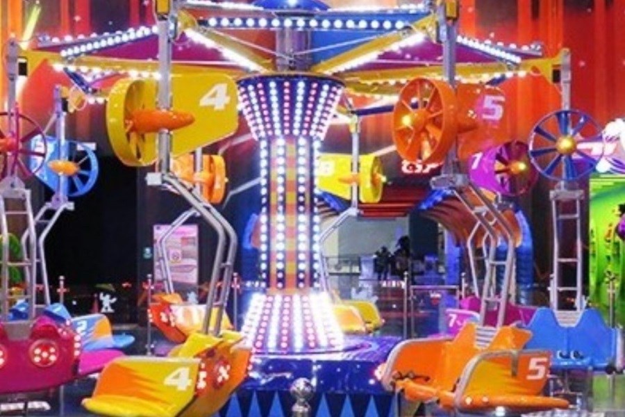 تصویر شهربازی یکی از بازارهای مشهد پلمب شد