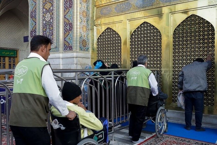 هزار توانیاب کشور در قالب طرح «مهر درخشان رضوی» میهمان حرم مطهر شدند