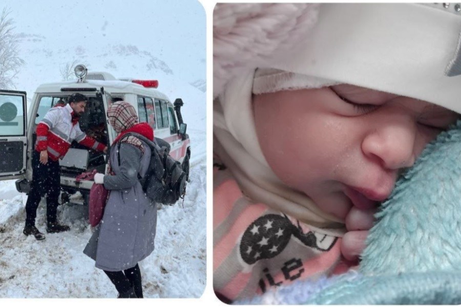 نجات جان مادر و نوزاد در کوهستان‌های سخت‌گذر تکاب&#47; جزئیات