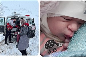 نجات جان مادر و نوزاد در کوهستان‌های سخت‌گذر تکاب&#47; جزئیات