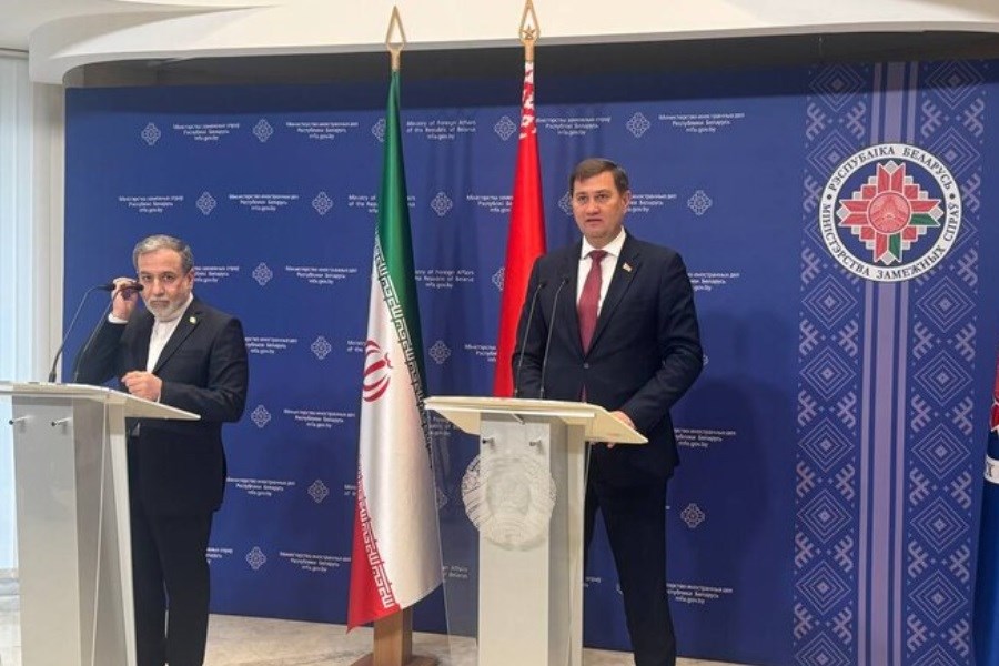 ایران و بلاروس در حوزه مقابله تحریم‌ها از یکدیگر حمایت می‌کنند