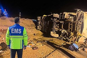 فاجعه مرگبار اتوبوس در مسیر  اصفهان _تهران؛ ۱۳ نفر کشته شدند