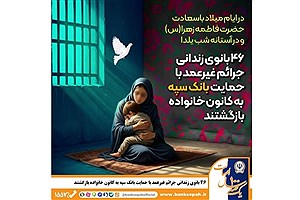 آزادی ۴۶ بانوی زندانی جرائم غیرعمد با حمایت بانک سپه