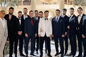 شادی پرسپولیسی‌ها در عروسی امید عالیشاه+ فیلم