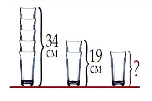 بازی فکری/ اگر بتوانید ارتفاع لیوان را در 8 ثانیه پیدا کنید، ضریب هوشی بالایی دارید
