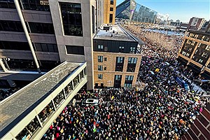 تظاهرات و اعتصاب در شهرهای مختلف آمریکا ادامه دارد