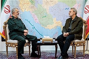 دبیر شورای عالی امنیت ملی با فرمانده کل سپاه دیدار کرد