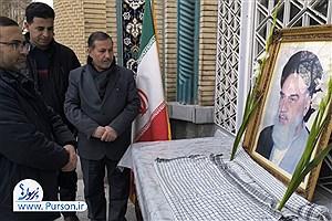 آیین استقبال از آفتاب و گلباران تمثال امام(ره) در بناب برگزار شد