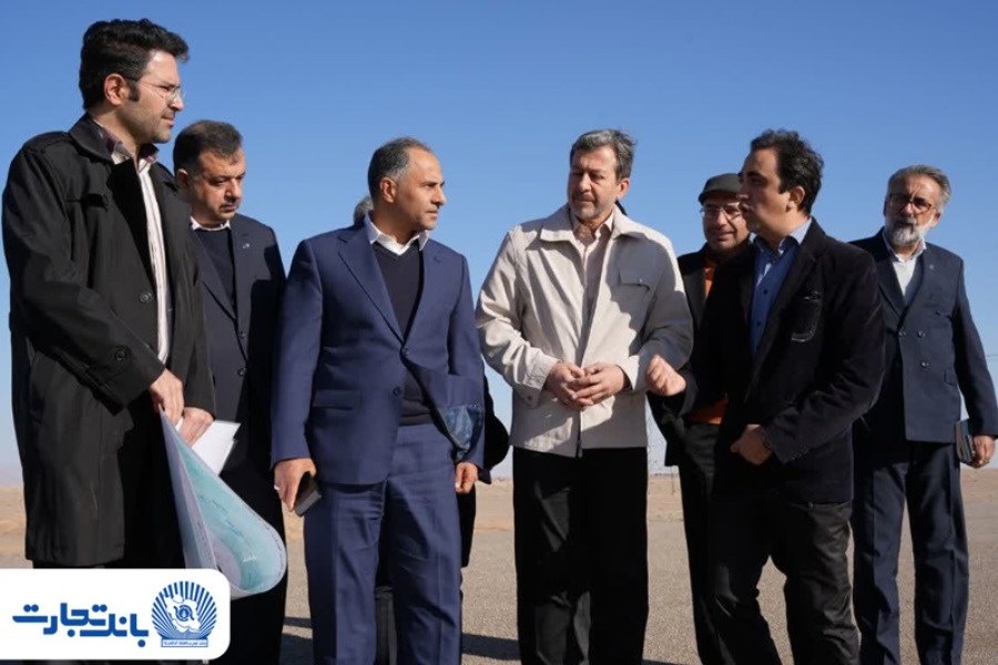 بازدید مدیرعامل بانک تجارت به‌ عنوان نماینده وزیر اقتصاد از پروژه‌های زیربنایی اصفهان