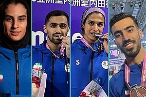 ایران با ۴ مدال به کار خود پایان داد