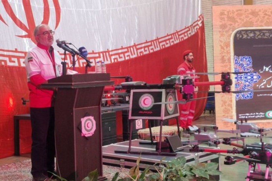 الحاق ۱۰۰ پهپاد امدادی به ناوگان هلال احمر