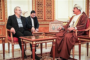 دیدار لاریجانی با وزیر دفتر سلطنتی عمان