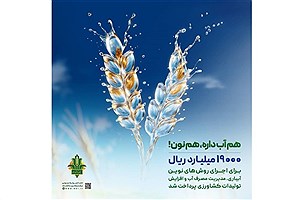 حمایت ۱۹ هزار میلیارد ریالی بانک کشاورزی از اجرای روش‌های نوین آبیاری