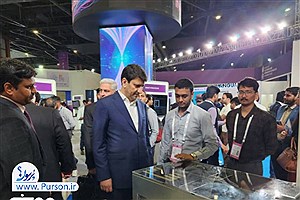 بازدید وزیر ارتباطات ایران از نمایشگاه بین‌المللی هوش مصنوعی هند